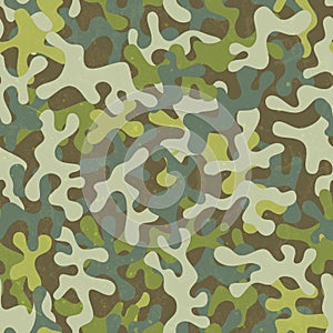 Camouflage seamless pattern