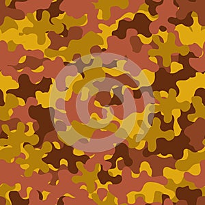Camouflage seamless pattern military background .