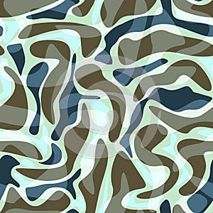 Camouflage Seamless Tillable Pattern