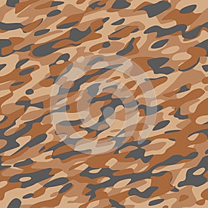 Camouflage Textile Pattern Orange Brown