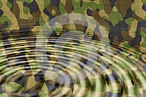 Camouflage water ripples