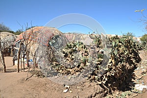 Camp for African refugees and displaced people on the outskirts of Hargeisa in Somaliland under UN auspices.