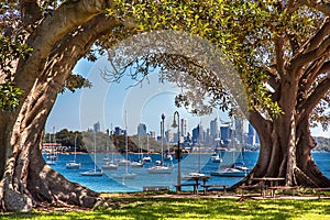 Camp Cove Beach View of Sydney Australia