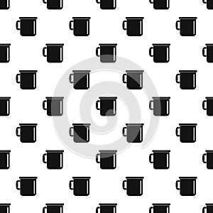 Camp cup pattern seamless vector
