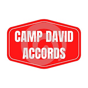 Camp David accords symbol icon