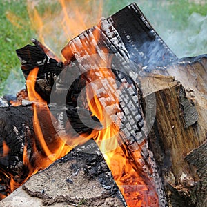 Camp fire background