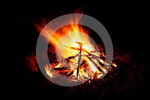 Camp Fire Background