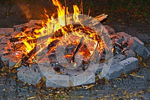 Camp fire