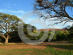 Camp in Namibia, Africa photo