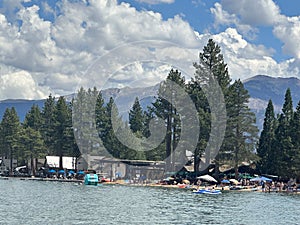 Camp Richardson Marina in South Lake Tahoe, California