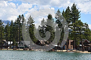 Camp Richardson Marina in South Lake Tahoe, California