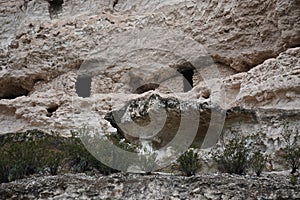 Camp Verde, Arizona, USA: Detail of the Montezuma Castle National Monument