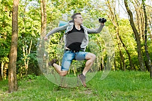 Campaign, the guy running camera. photographs