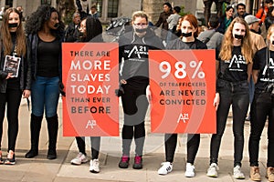 The A21 movement, campaign against human trafficking and slavery.