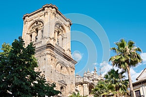 Campanario de la basÃÆÃÂ­lica catedral de Granada de estilo renacim photo