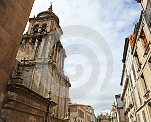 Campanario de la catedral de San Martin en Ourense Orense, Galicia, EspaÃÂ±a photo