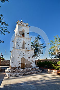 Campanario de San Lucas or San Lucas bell tower. Toconao. San Pedro de Atacama province. Chile