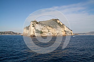 Campania-cape miseno seen from the sea photo