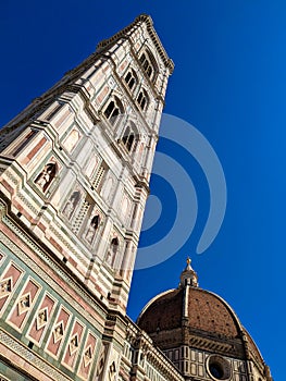 Campanile de Giotto and Santa Maria del Fiore Cathedral Dome, Florence, Italy