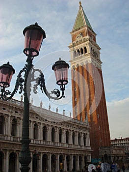 Campanile de Venecia, Piazza San Marco,Venecia, Italia photo