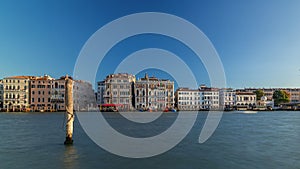 Campanile di San Marco and Palazzo Ducale, from San Giorgio Maggiore timelapse hyperlapse, Venice, Italy.
