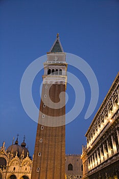 Campanile in Piazza San Marco in Venice. photo