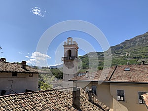 The Campanile and Rooftops of Borgo Sacco