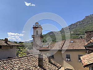 The Campanile and Rooftops of Borgo Sacco