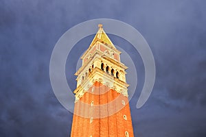 Campanile san Marco Square Venice Veneto Italy