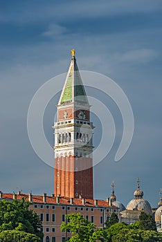 Campanile tower at Piazza San Marco, Venice, Italy