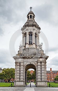 Campanile of Trinity College, Dublin, Ireland photo