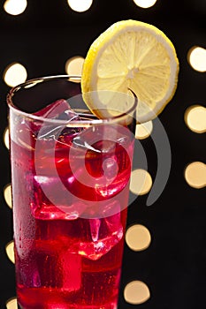 Campari cocktail in Disco setting