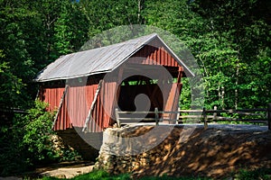 Campbell`s Covered Bridge in South Carolina