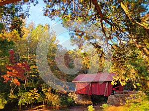 Campbells Covered Bridge in Greenville