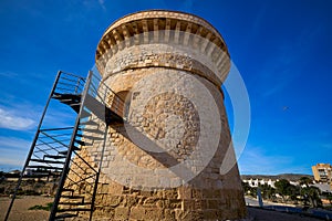 Campello Isleta or illeta Tower in Alicante