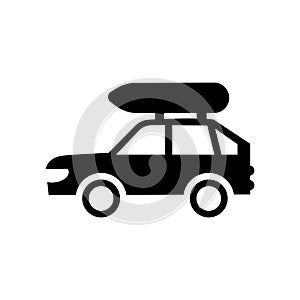 camper car icon. Trendy camper car logo concept on white background from Transportation collection