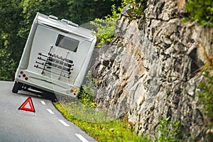 Camper Van Accident got into an accident on the Winding Mountain Road