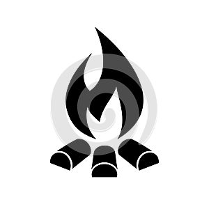 Campfire vector icon