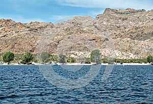 Camping at Telephone Cove on Lake Mohave