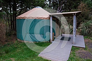 Campground Yurt on Oregon Coast