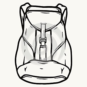 Camping backpack concept