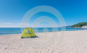 Camping on the Beach