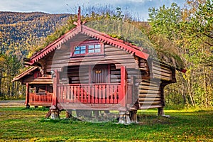 Camping cabins near Hallingskarvet National Park in Norway