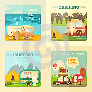 Camping Caravan Set