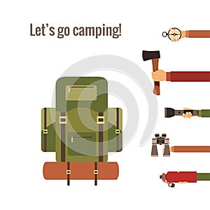 Camping concept