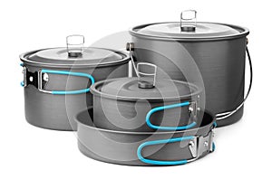 Camping cookware set photo