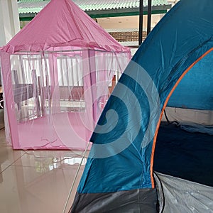 camping day event to enliven children's day, educate to live independently photo