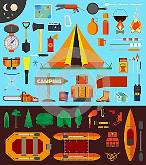Camping equipment and tools