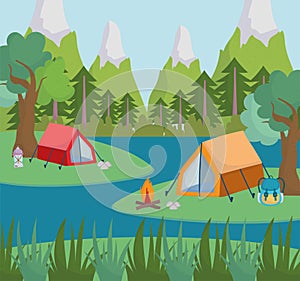 camping forest river