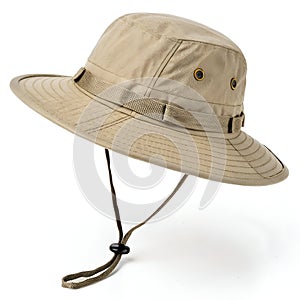 Camping Hat Isolated on White Background